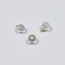 Прозрачная пуговица-кристалл Swarovski на ножке в наличии