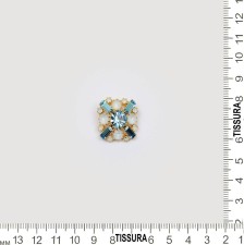 Пуговица со стразами Swarovski в наличии
