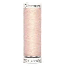 Нитки Gutermann швейные 200м, цвет 210 в наличии