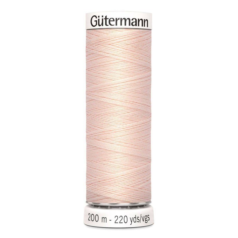 Нитки Gutermann швейные 200м, цвет 210 в наличии