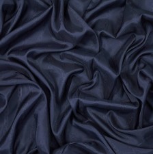Ткань подкладочная. Жаккардовый рисунок "цепи". Цвет темно-синий в наличии