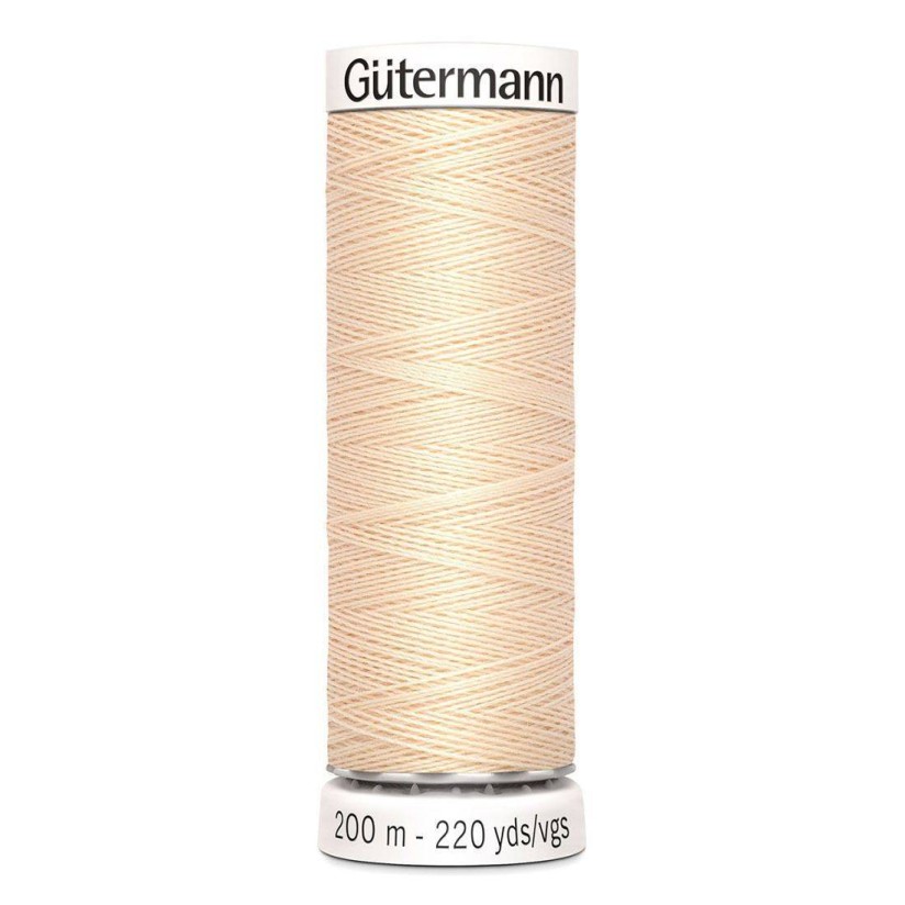 Нитки Gutermann швейные 200м, цвет 005 в наличии