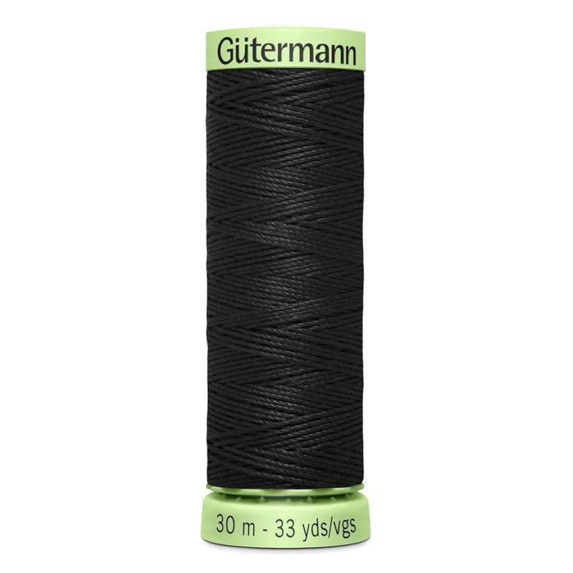 Нитки Gutermann для отстрочки 30м, цвет 000 в наличии