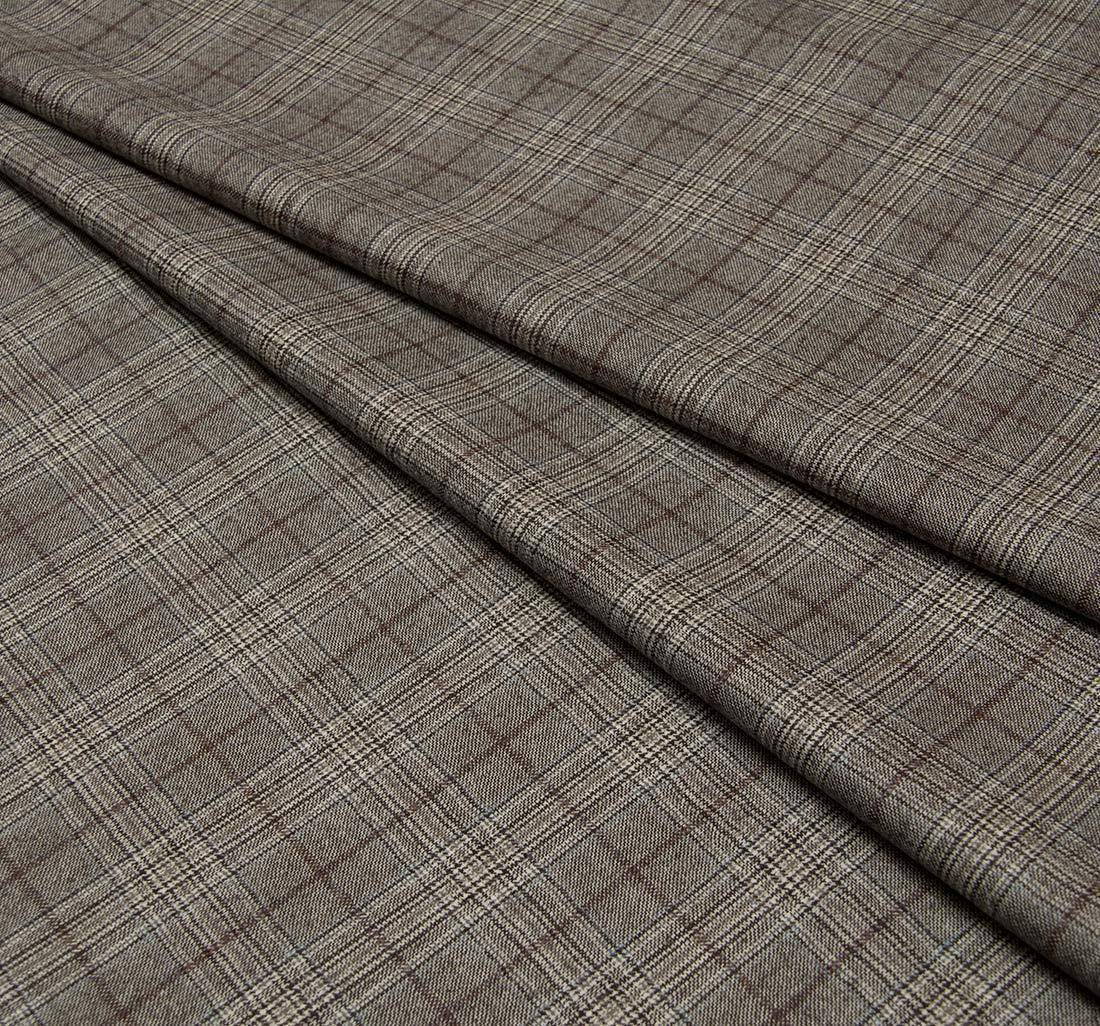 Костюмные ткани в клетку в наличии