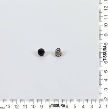 Пуговица металлическая с кристаллом Swarovski в наличии