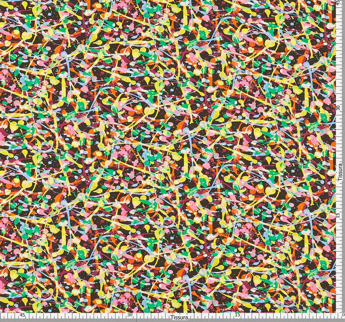 Хлопок Tana Lawn™ от Liberty с абстрактным принтом "Club Paint" (Клубная краска) в наличии