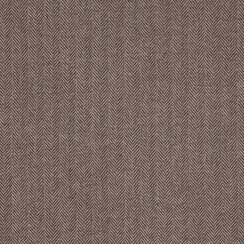 Ткань из шерсти 686025 Pecora Nera® в бежево-коричневую «ёлочку»  в наличии