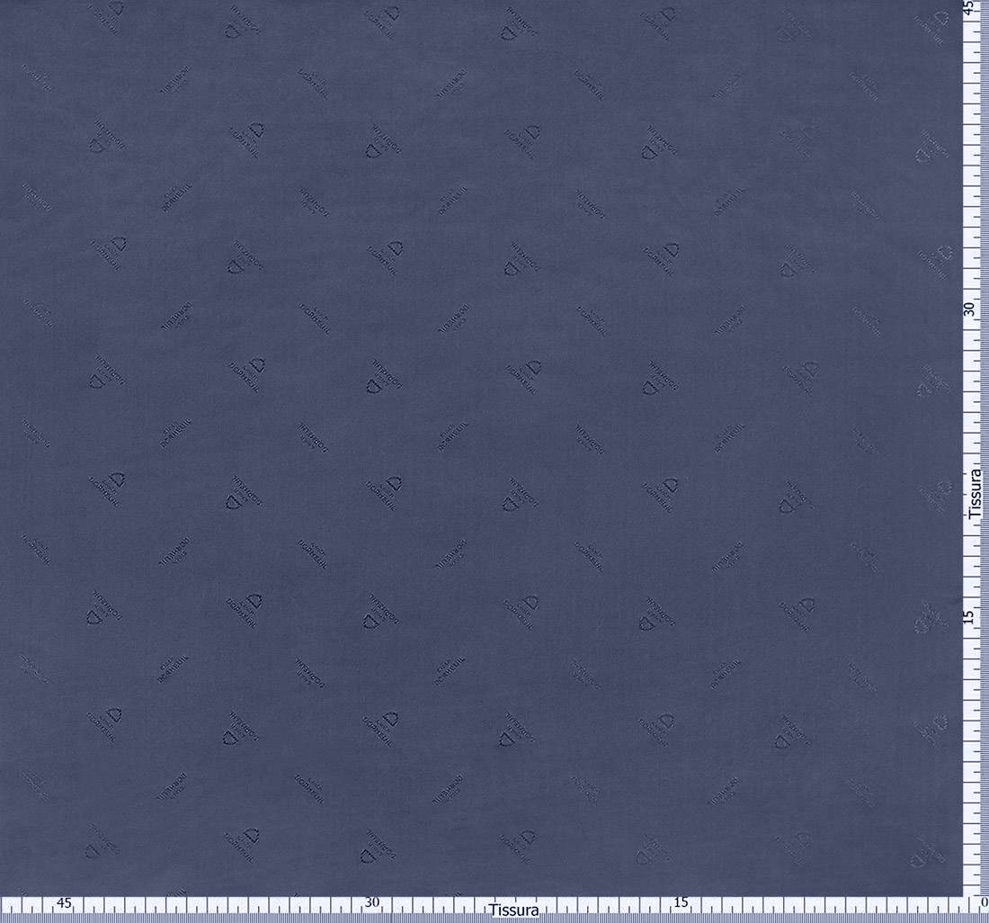 Ткань подкладочная темно-синяя от Dormeuil в наличии