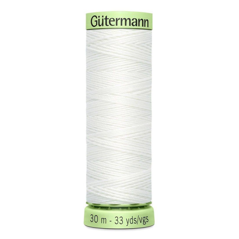 Нитки Gutermann для отстрочки 30м, цвет 800 в наличии