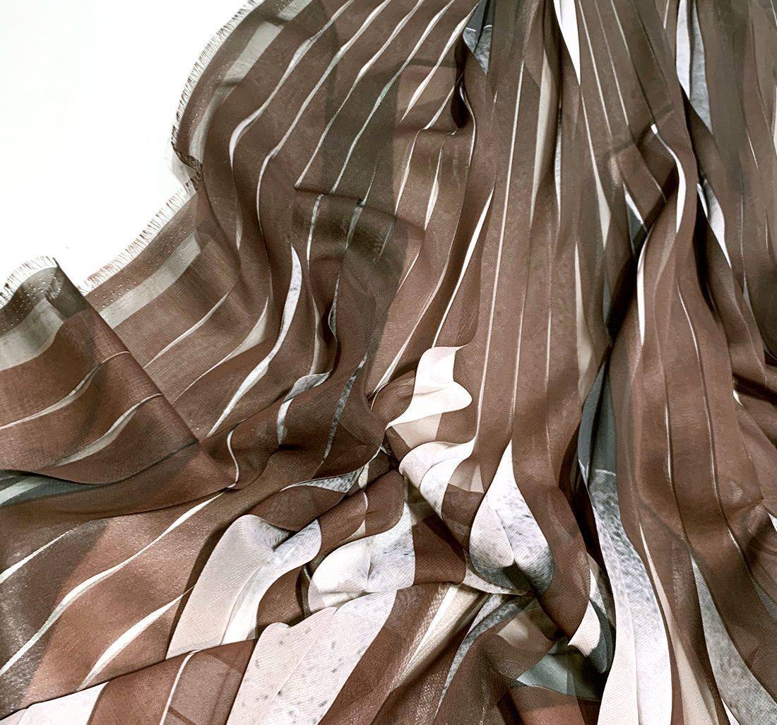 Плиссированный шифон в наличии