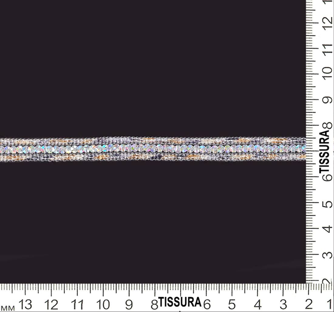 Тесьма декоративная с пайетками в наличии