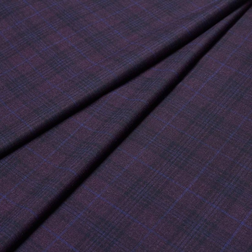 Шерсть Super 130’s костюмная с эластаном из коллекции «Hybrid» от «Scabal» в наличии