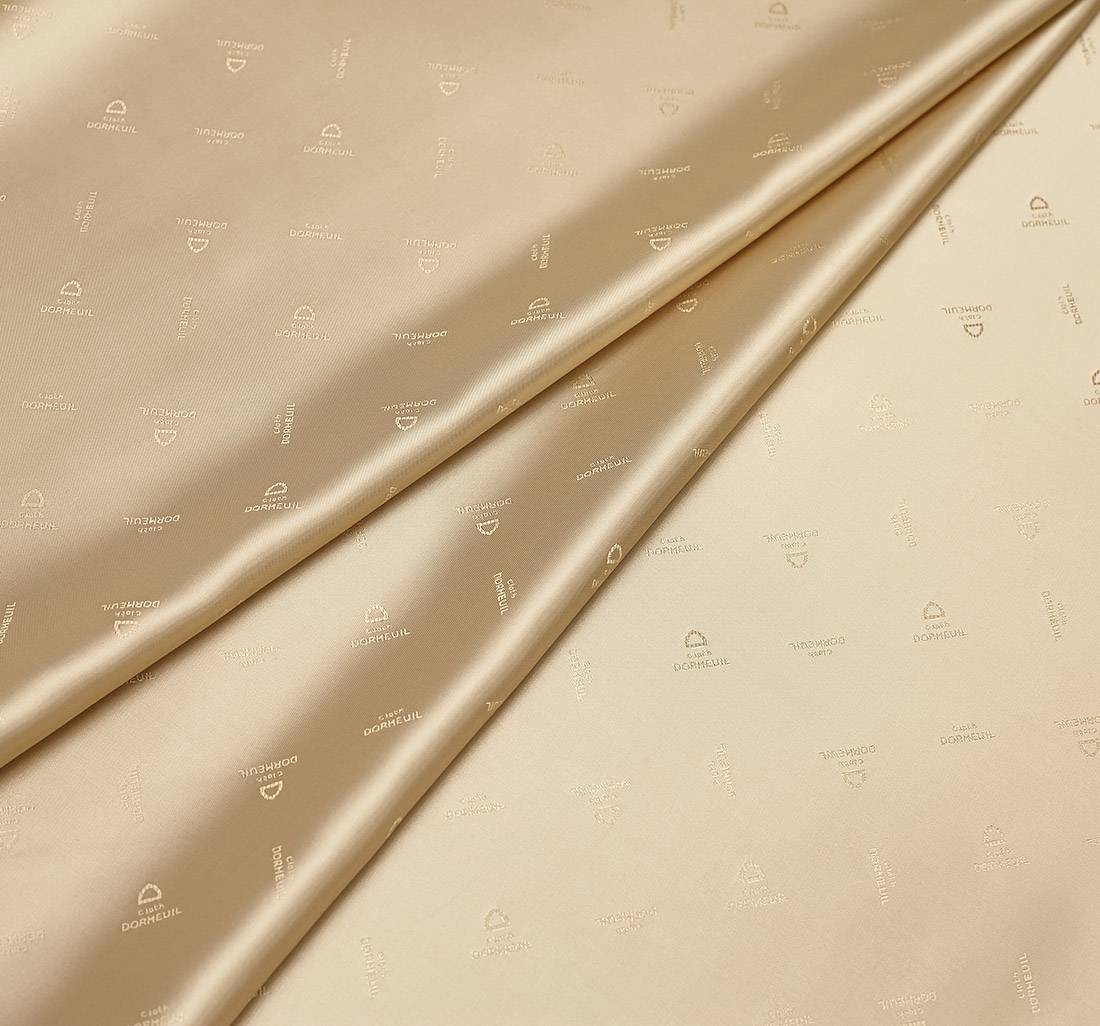 Ткань подкладочная бежевая от Dormeuil в наличии