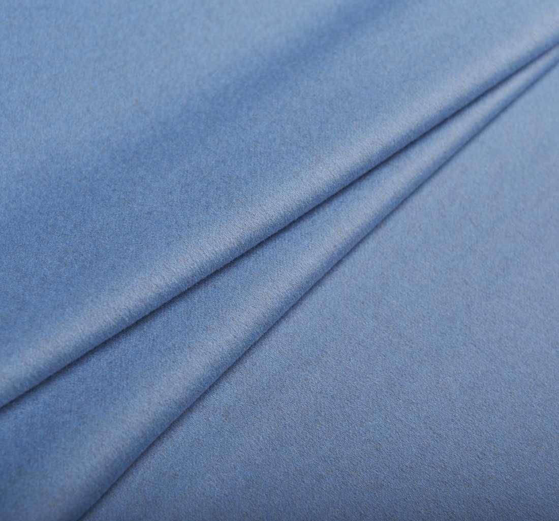 Кашемир пальтовый с водоотталкивающей пропиткой Rain System. Цвет серо-голубой в наличии