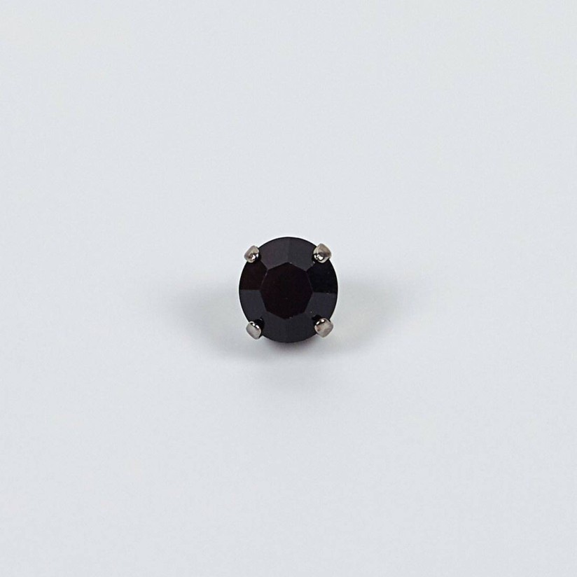Пуговица металлическая с кристаллом Swarovski в наличии