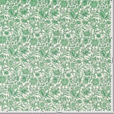 Хлопок Tana Lawn™ от «Liberty». Принт «Sambourn» (Самборн). Цвет белый/зеленый в наличии