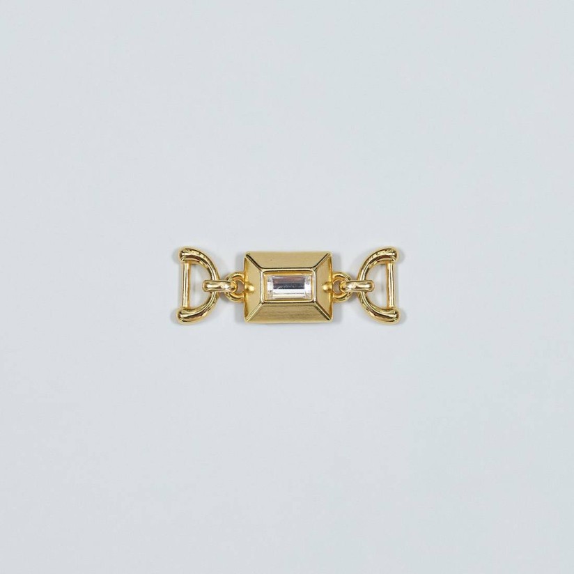 Декоративный элемент. Золотистый металл, кристалл Swarovski в наличии