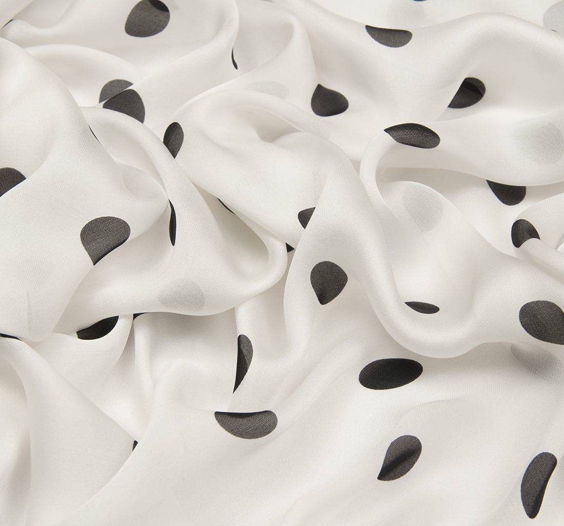 Шифон в горох в наличии