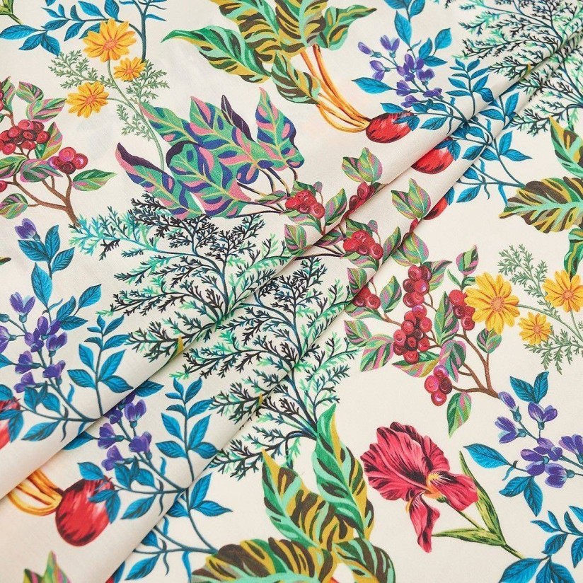 Хлопок Tana Lawn™ от «Liberty». Принт «Pigment patch» (Природные краски). Цвет белый/красный/синий/зеленый/желтый в наличии