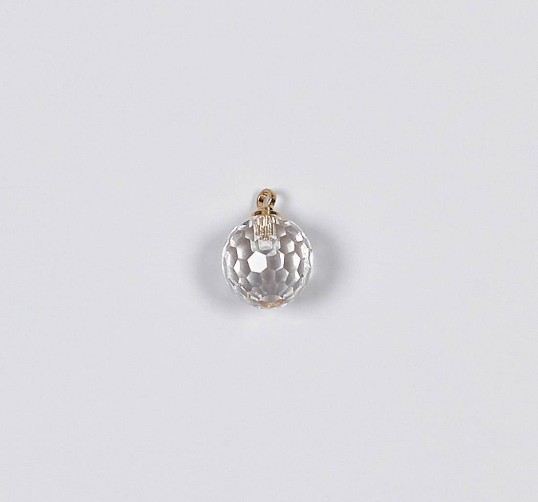 Прозрачная пуговица-кристалл Swarovski на ножке в наличии