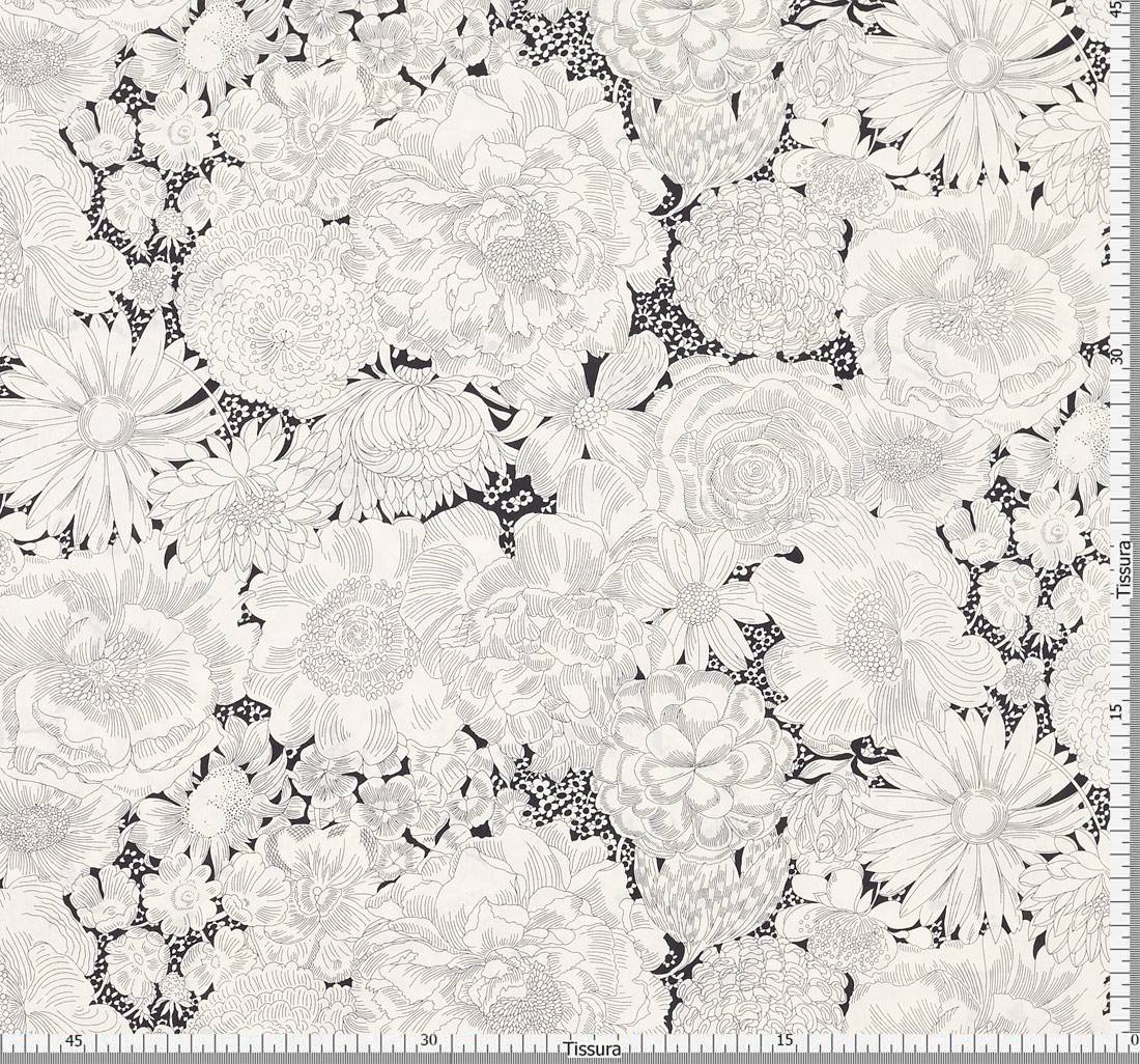 Хлопок Tana Lawn™ от «Liberty». Дизайн "Английский цветок" в наличии