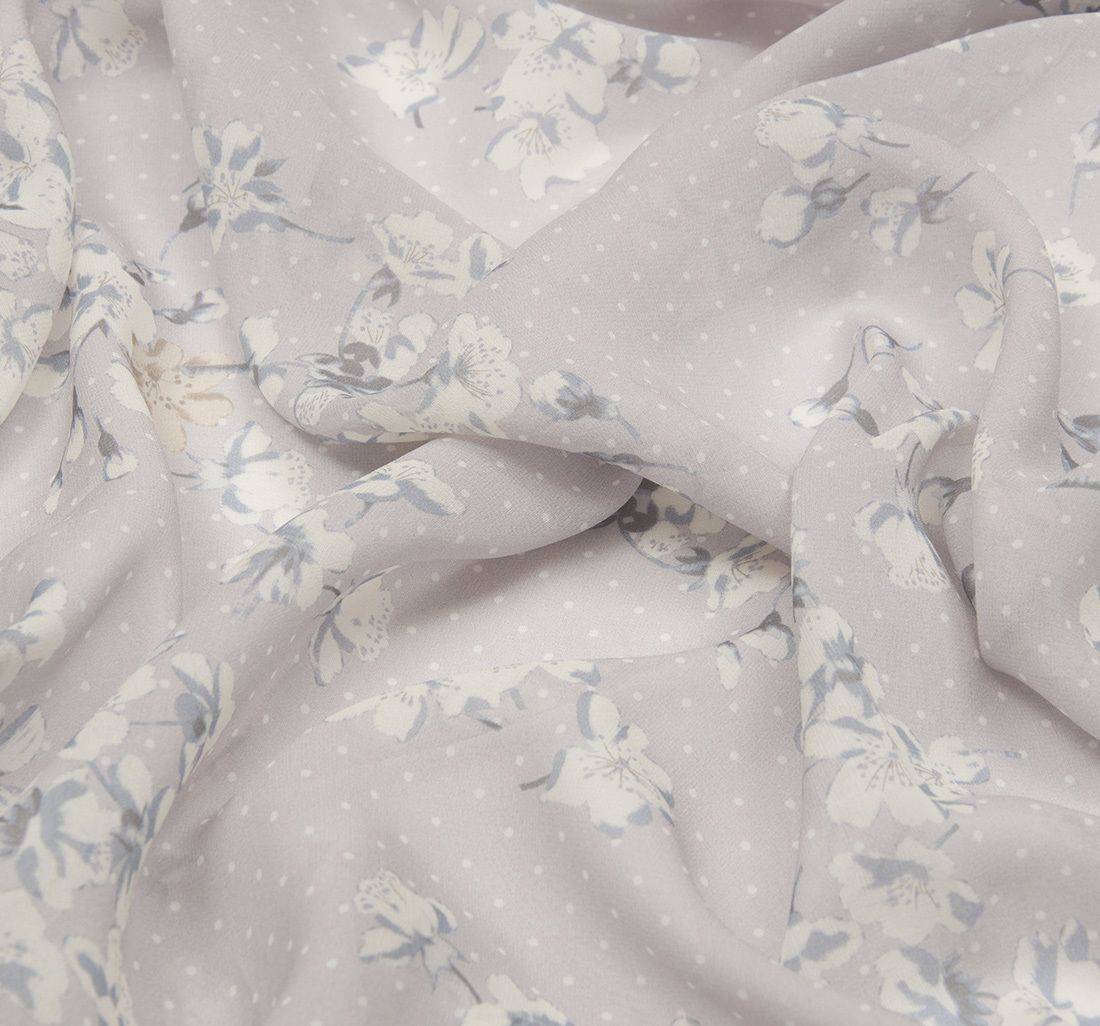 Шифон в горошек в наличии