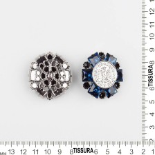 Пуговицы со стразами Swarovski в наличии