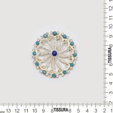 Пуговица со стразами Swarovski в наличии