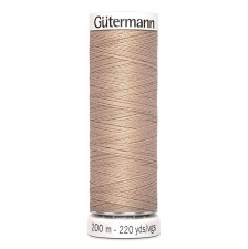 Нитки Gutermann швейные 200м, цвет 422 в наличии