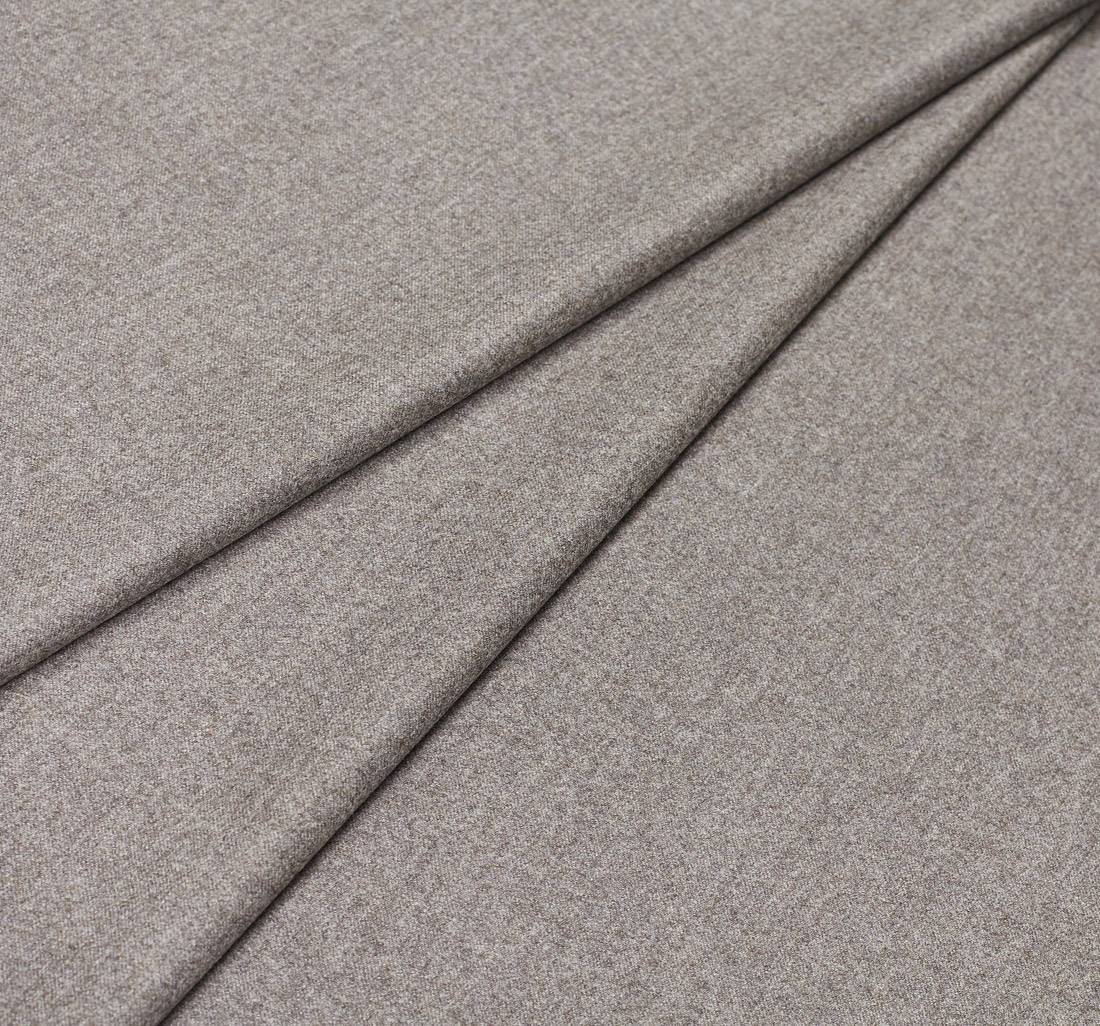 Ткань костюмная от Loro Piana. Шерсть с добавлением кашемира. Цвет серо-бежевый в наличии