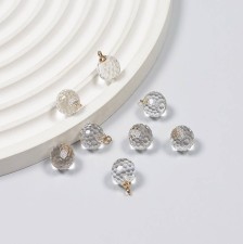 Прозрачная пуговица-кристалл Swarovski на ножке в наличии