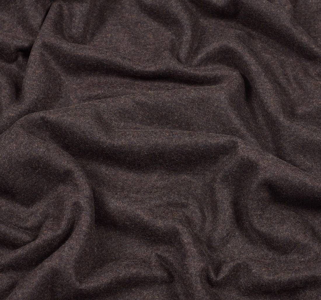 Трикотаж от Loro Piana из кашемира двусторонний. Цвет коричневый/бирюзовый в наличии