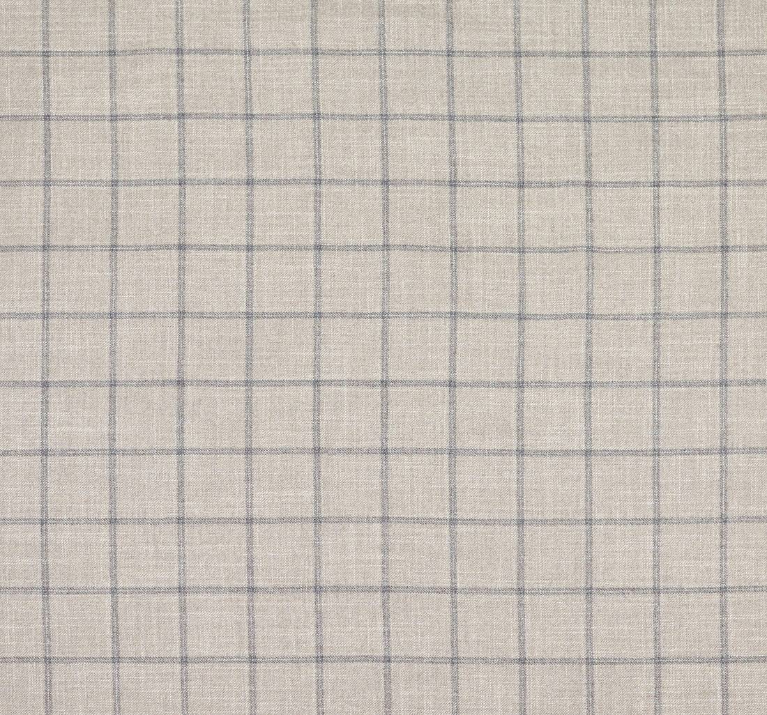 Ткань костюмная от Loro Piana из коллекции «Silk Air». Шерсть, шелк, кашемир. Серая клетка на бежевом фоне в наличии