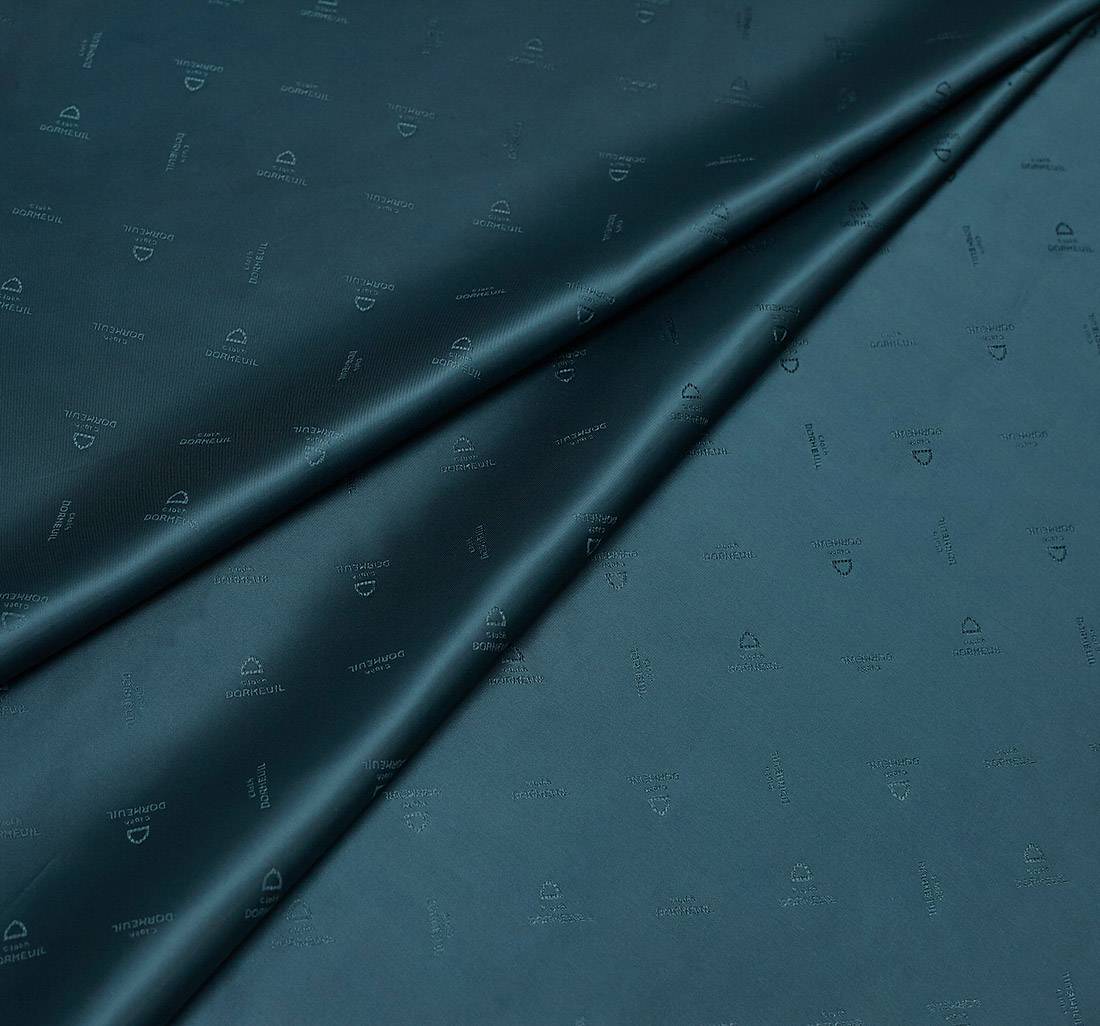 Ткань подкладочная сине-зеленая от Dormeuil в наличии