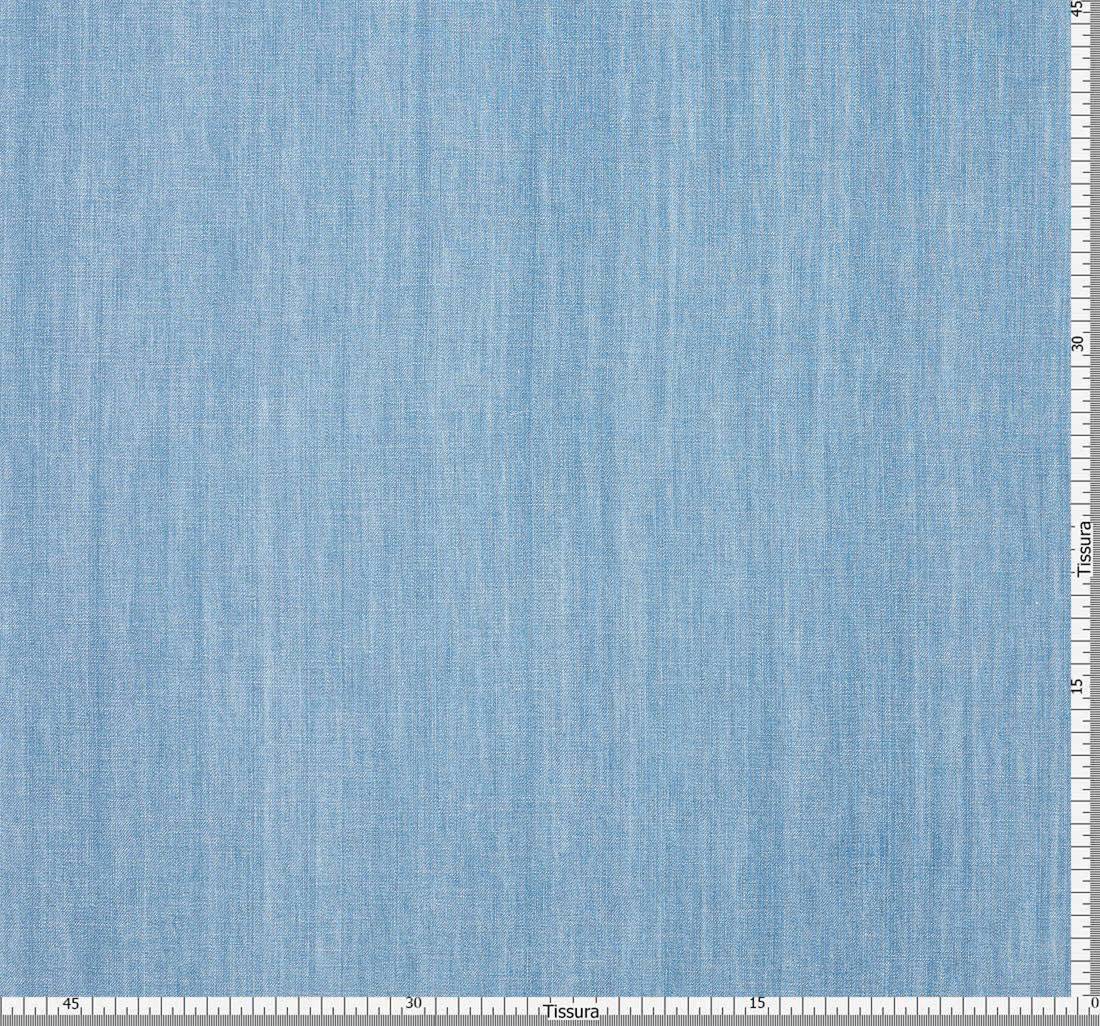 Деним с эффектом "делаве". Цвет голубой в наличии