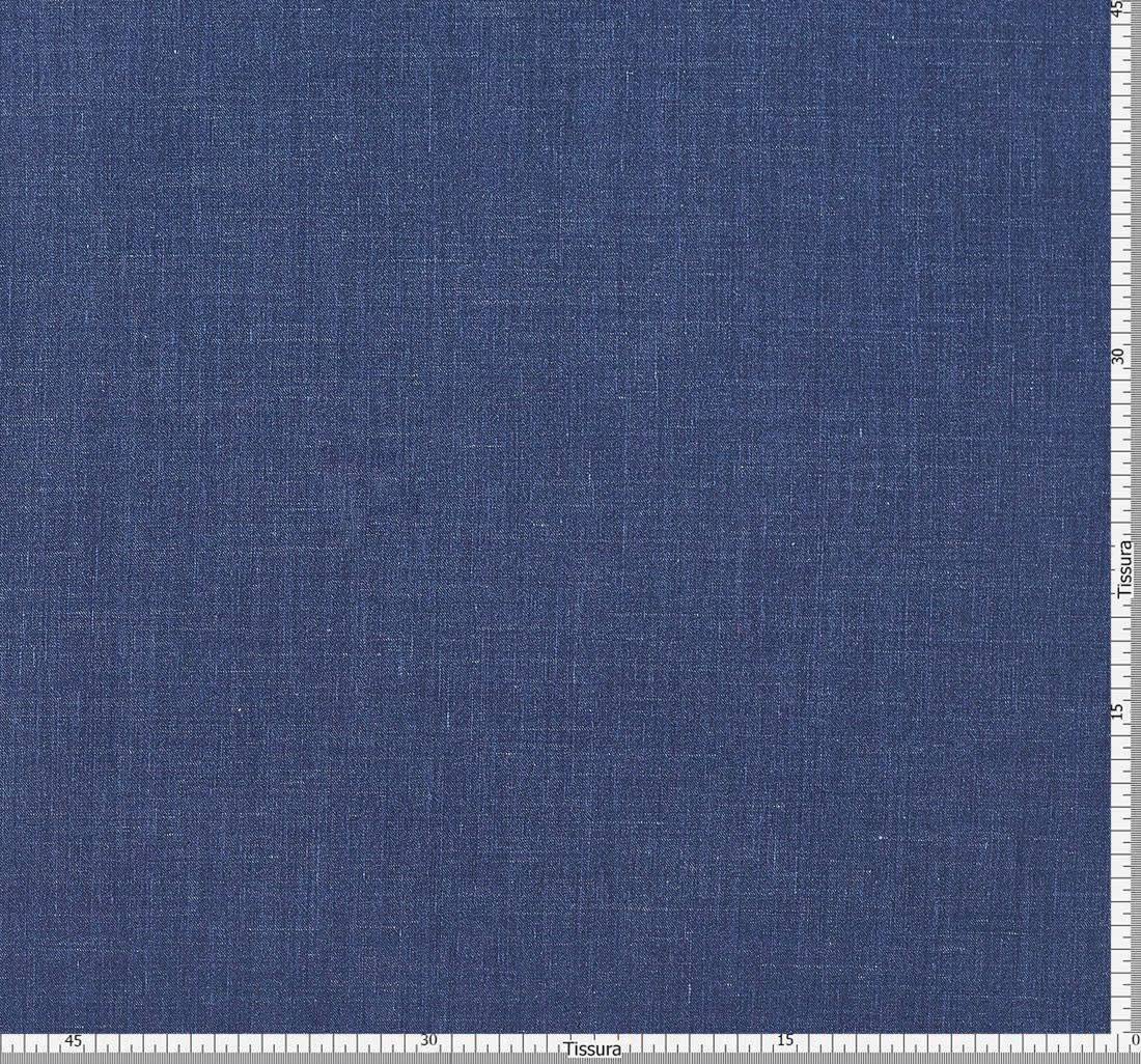 Шерсть-стрейч из мериносовой шерсти с добавлением шелка и льна. Цвет синий с эффектом "делаве" в наличии