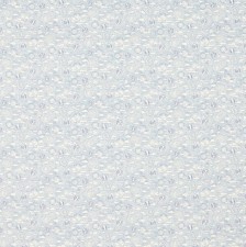 Ткань из смеси льна и хлопка. Принт «Sunbeam canvas» (Картина с солнечными лучами) выполнен в бело-голубых тонах в наличии