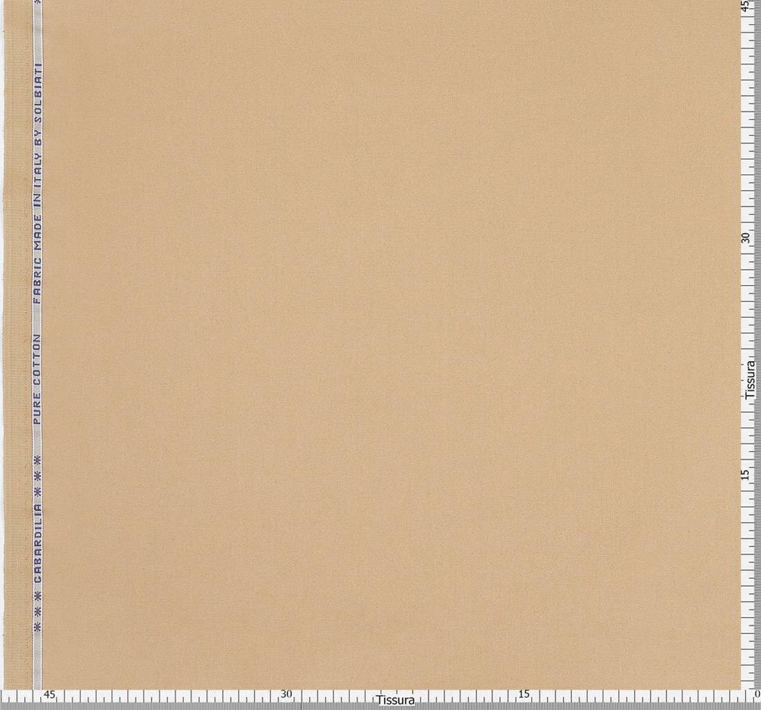 Габардин песочного цвета из 100% хлопка из коллекции "Gabardilia" от Solbiati в наличии