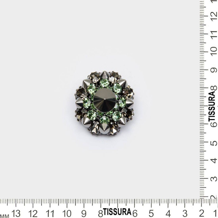 Пуговица со стразами Swarovski в наличии