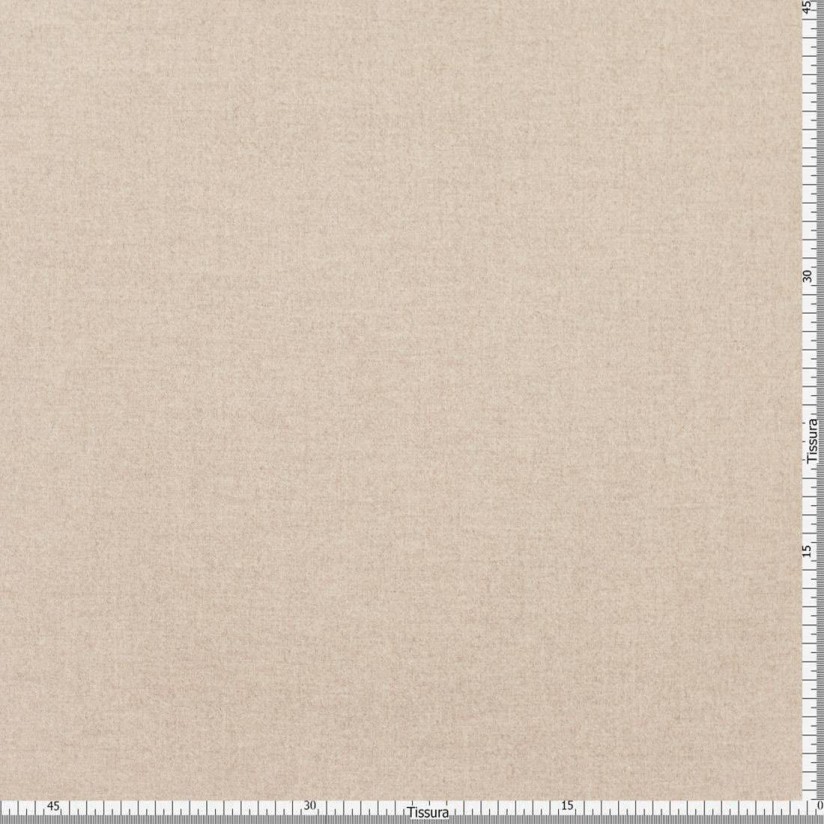 Ткань костюмная "Cashmere Raw" от Loro Piana из 100% кашемира. Цвет натуральный бежевый в наличии