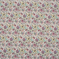 Хлопок Tana Lawn от Liberty. Принт «Christelle» (Кристель). Цвет бирюзовый/бордовый/белый в наличии