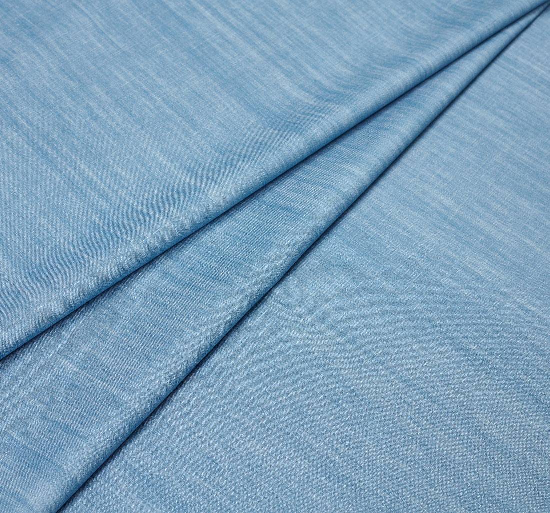 Деним с эффектом "делаве". Цвет голубой в наличии