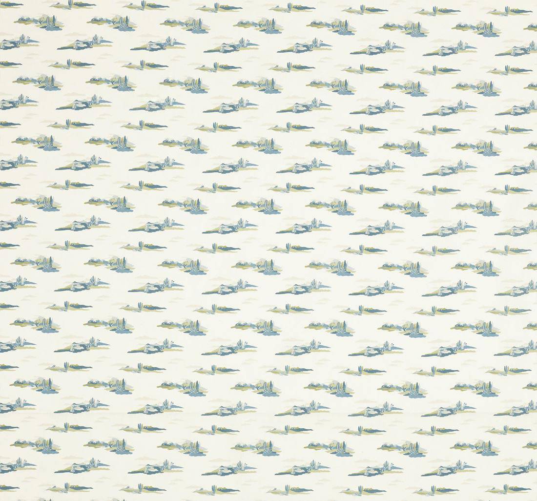 Ткань из смеси льна и хлопка. Дизайн «Nirvana view» (Вид на Нирвану) в наличии