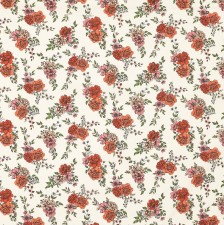 Хлопок Tana Lawn™ от Liberty с авторским цветочным принтом "Inked Rose" (Татуированная роза) в наличии