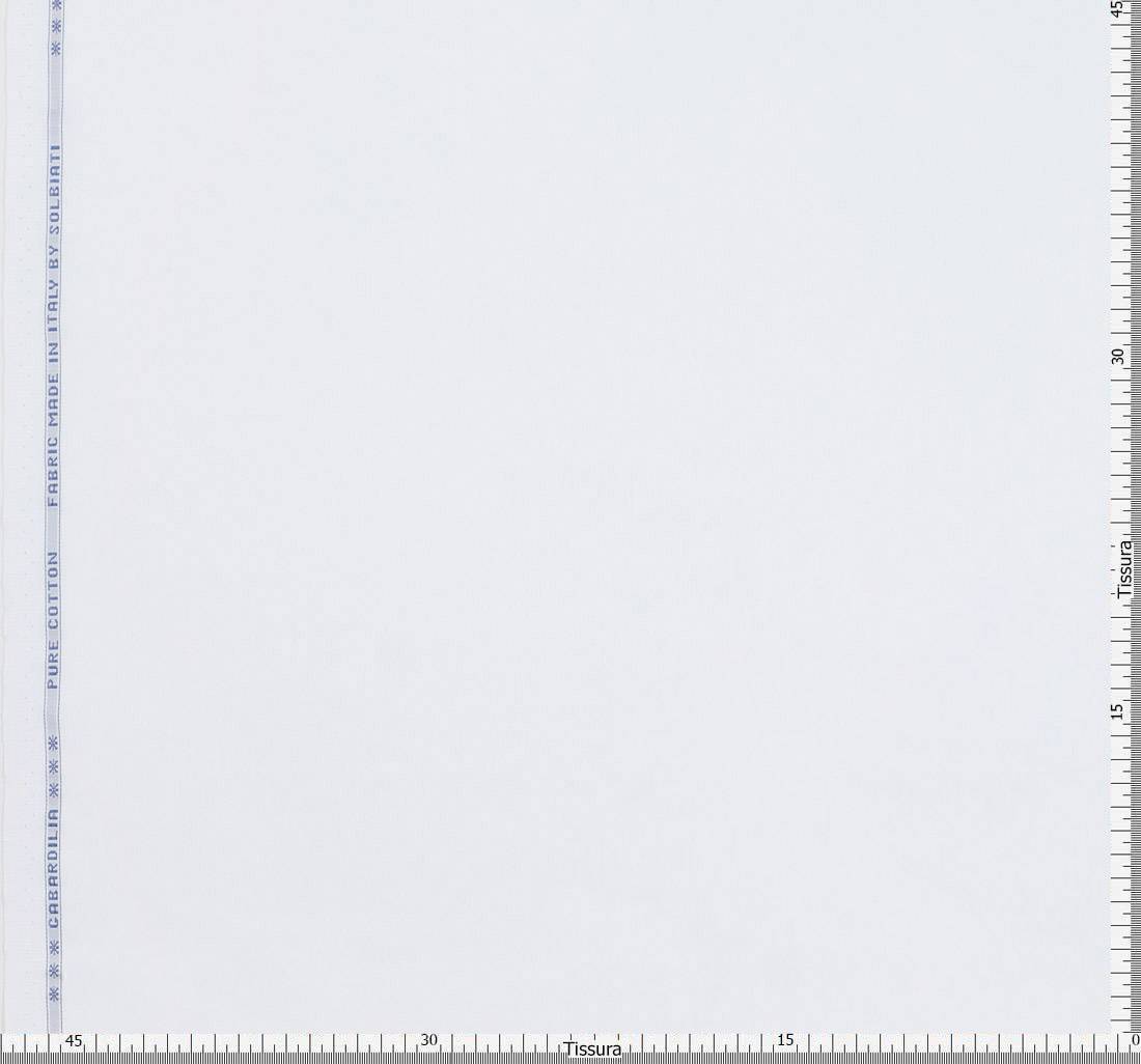 Белый габардин из 100% хлопка из коллекции "Gabardilia" от Solbiati в наличии