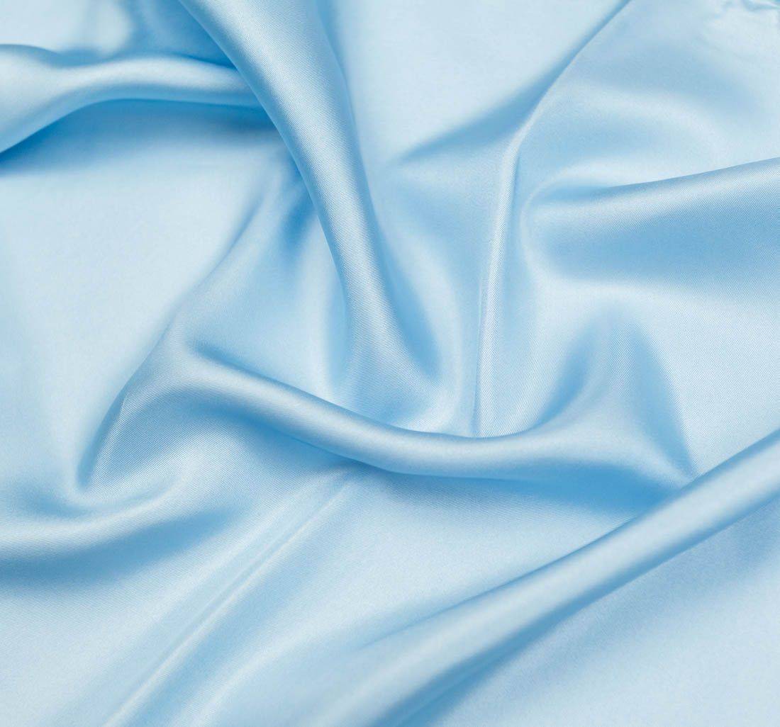 Шелковый твил светло-голубого цвета в наличии