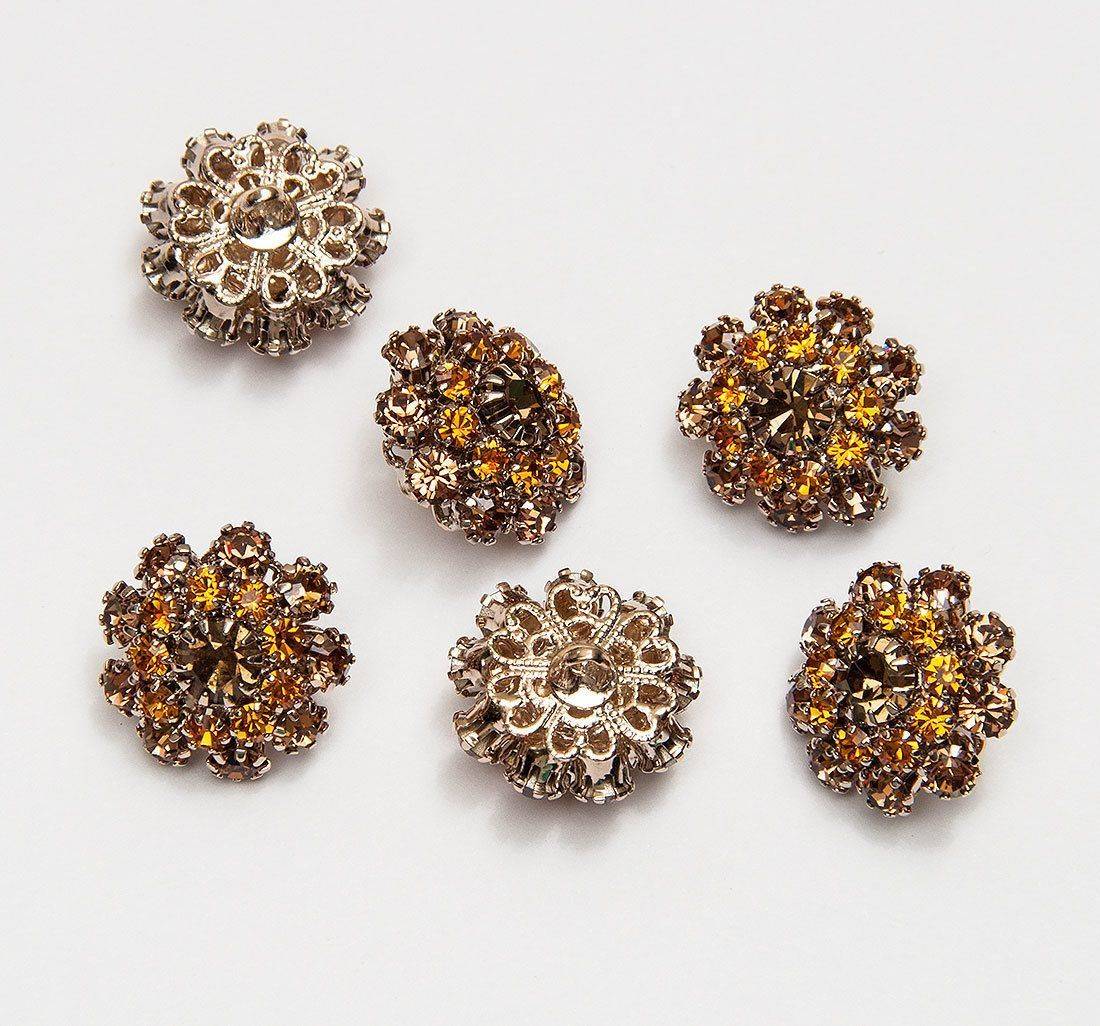 Пуговицы со стразами Swarovski в наличии