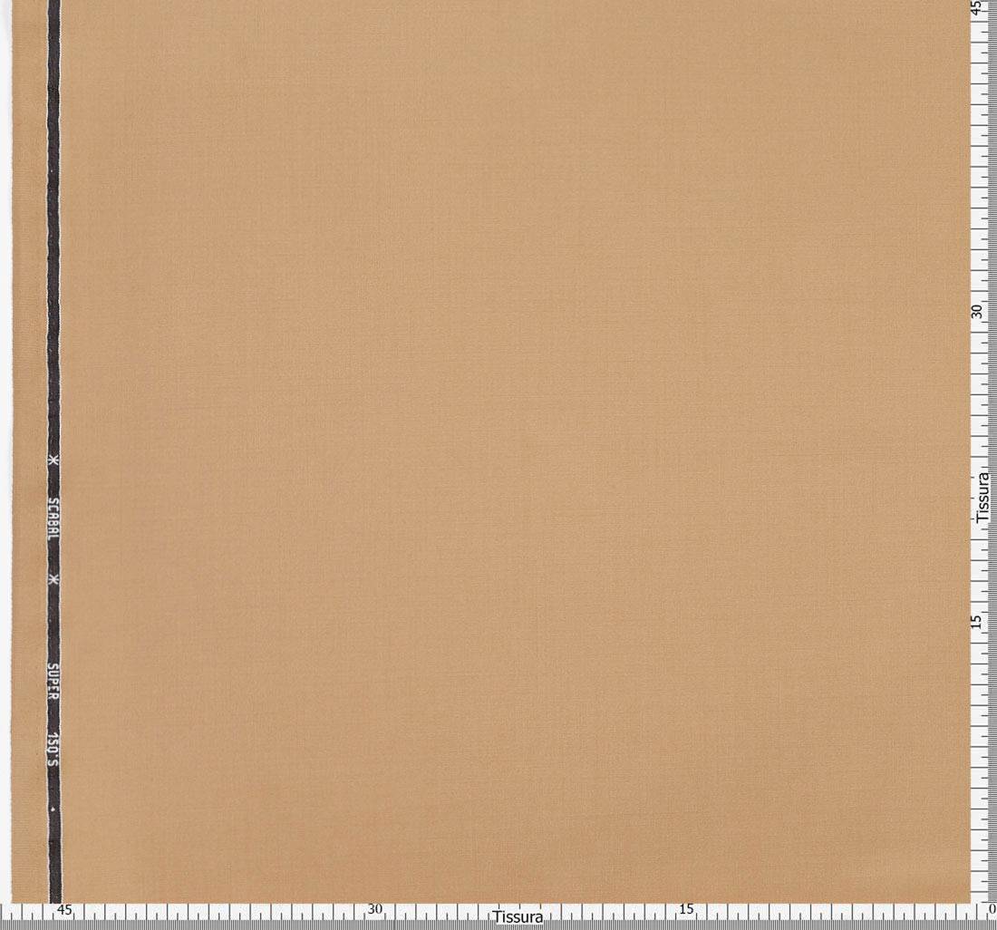 Бежевая костюмная ткань из шерсти Super 150’s из коллекции Concerto от Scabal в наличии
