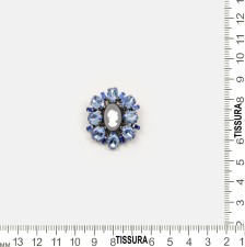 Брошь-камея со стразами Swarovski в наличии
