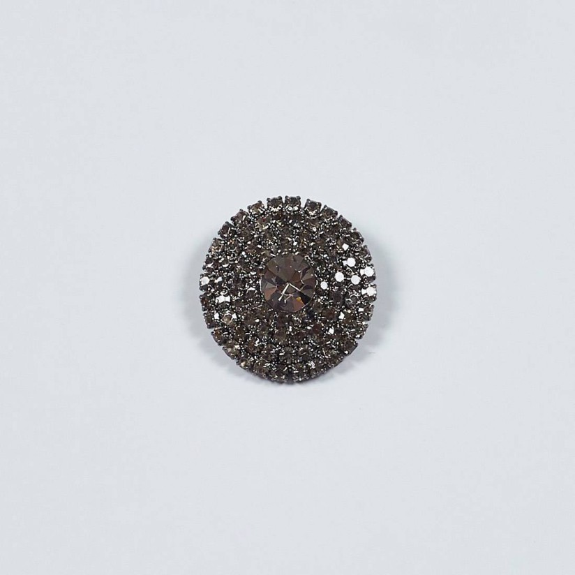 Пуговица на ножке, декорированная кристаллами Swarovski в наличии